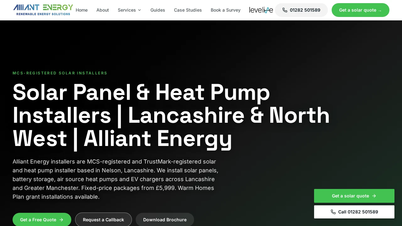 Alliant Energy website homepage